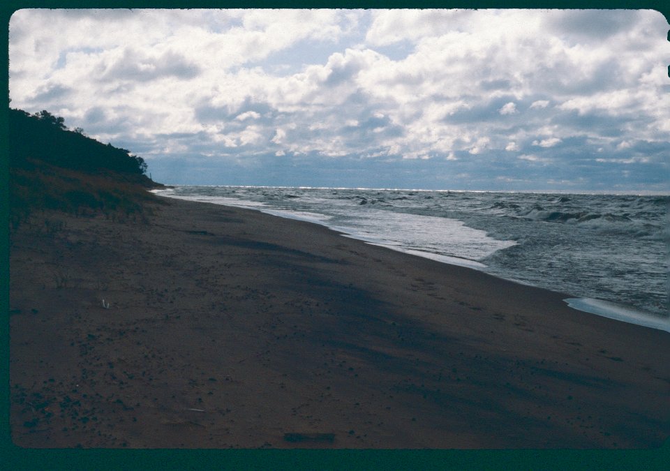 Lake and Beach peaceful 1980